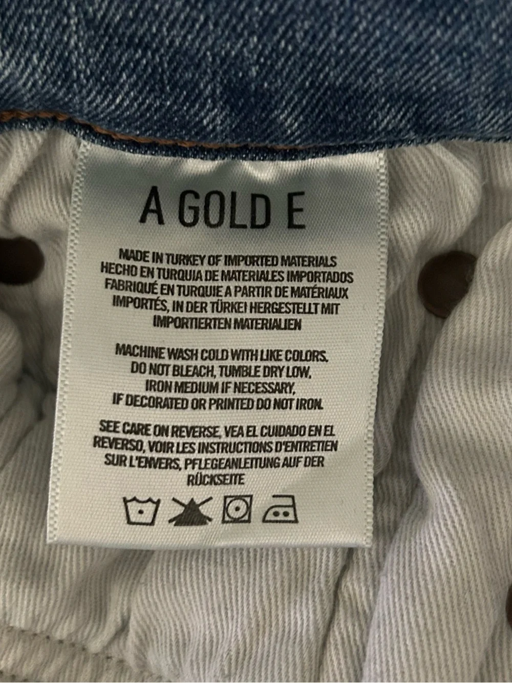 AGOLDE Jean shorts cut-off Size 29 Fully Stretch